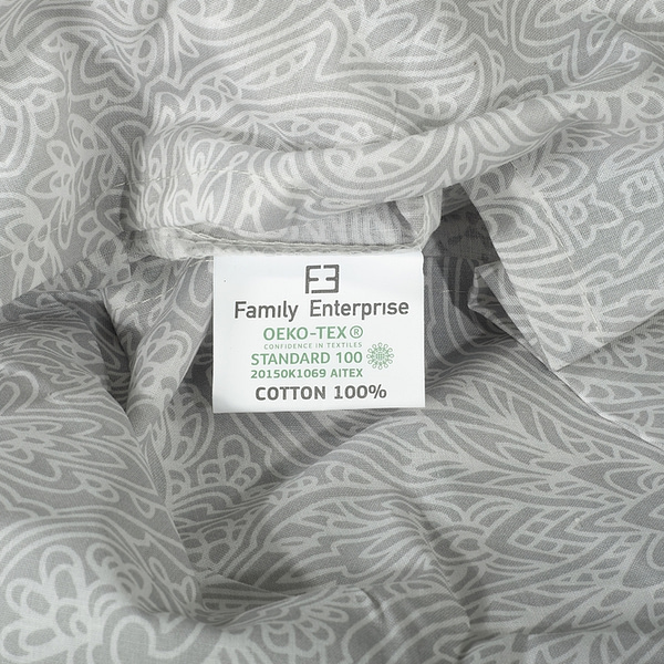 Family Enterprise Σεντόνι υπέρδιπλο 1,80 Χ 2,00 + 35 βαμβακερό 100% με λάστιχο εμπριμέ 007435011Σ11