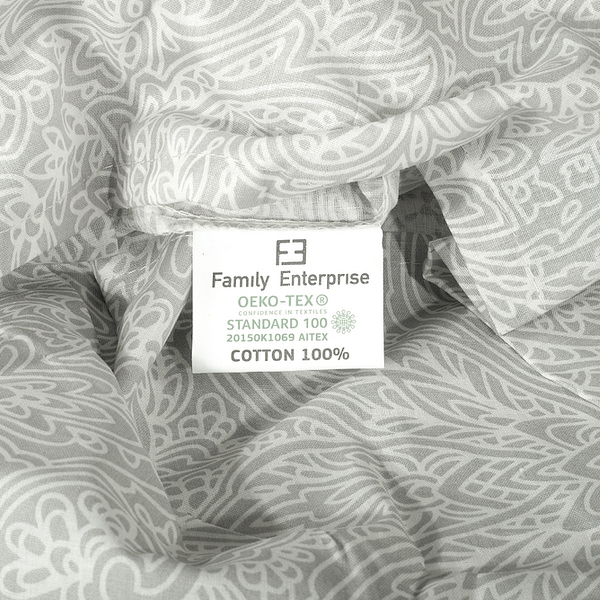 Family Enterprise Σεντόνι υπέρδιπλο 2,40 X 2,70 βαμβακερό 100% χωρίς λάστιχο εμπριμέ 007436011Σ11
